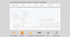 Desktop Screenshot of dana-beach-resort-hurghada.org